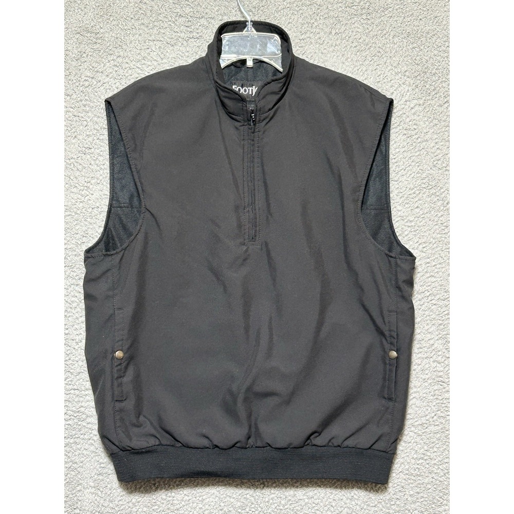 FootJoy FJ‎ ComforTemp DCC Golf Vest Black 1/4 Zip Made In USA Mens Size S